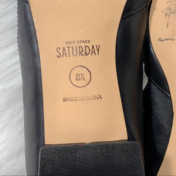 SOLD-Kate Spade Black T Strap Dress Flats - Picture 10 of 10